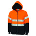 Hi Vis Full Zip Polar Fleece Hoodie with CSR
