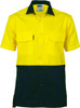 Hi Vis 3 Way Cool-Breeze Cotton Shirt - Short Sleeve