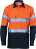 Hi Vis Cool-Breeze Cotton Shirt with 3M 8906 R/Tape - Long Sleeve || 3988