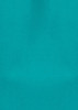 A plain tunic in a vibrant teal colour, featuring a simple design with a logo.