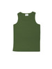A green micromesh singlet featuring a simple design and a label inside.