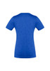 A women's short sleeve tee in a vibrant blue colour, featuring a smooth fabric finish and a logo.