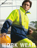 A reflective, unisex hi-vis jacket in bright yellow and navy, featuring mesh lining and reflective tape.