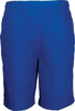 Boys' school shorts in a vibrant blue colour with an elastic waistband and a logo.