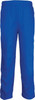 Blue kids' school trousers with an elastic waistband, featuring a simple design and no additional details.