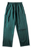 Teal men's scrub pants featuring an elastic waistband and two side pockets. The fabric appears smooth and sturdy.