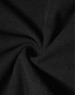 A close-up of soft black fabric showcasing a plush texture, suitable for high-tech softshell jackets.