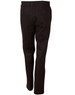 Men's chino pants in black, featuring a straight-leg design and back pockets, with a subtle logo.