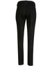 Ladies' Boston Chino Pants in black, featuring a tailored fit and back pockets. Includes a logo detail.