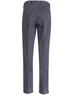 Ladies' Boston Chino Pants in grey, featuring a classic cut and a logo on the back pocket.