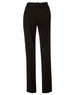 Women's low rise trousers in black, featuring a sleek design and a subtle logo at the back.