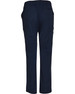 Men's solid navy scrub pants featuring an elastic waist and side pockets. Includes a logo on the back.