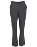 Ladies' solid colour scrub pants in dark grey, featuring a waistband tie and side pockets. Includes branding.
