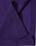 A purple polo shirt featuring a textured fabric and neat stitching, with a logo on the label.