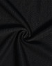 A close-up view of black textured fabric, showcasing a woven pattern suitable for polo shirts.