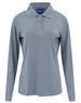 Ladies Lucky Bamboo Long Sleeve Polo