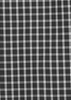A black and white checkered fabric pattern suitable for a button-up shirt. It features a consistent grid design.