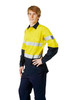 Hi Vis 155 GSM Cotton Twill Taped Shirt Long Sleeve
