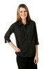 Ladies 3/4 Sleeve Poplin Business Shirt