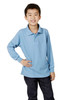 Children Premium Long Sleeve Pique Polo