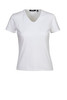 Ladies Cotton Lycra T-Shirt (V-Neck)