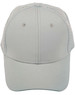A light grey cap with a laser-cut design and ventilation holes. It features six panels and a logo.