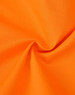 An orange fabric, showcasing a smooth texture with a slight sheen, suitable for workwear applications.