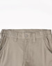 Unisex cotton stretch ripstop work pants in khaki, featuring an elastic waistband and front button detail.