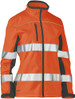 Women's Taped Two Tone Hi Vis Soft Shell Jacket