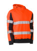 Taped Two Tone Hi Vis Contrast 4 Way Stretchy Hoodie