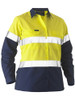 Bisley Recycle Women's Taped Two Tone Hi Vis Drill Shirt