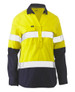 Women's Taped Hi Vis Stretch V-Neck Closed Front Shirt