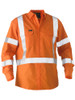 Bisley Recycle X Taped Hi Vis Drill Shirt