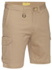 Stretch Cotton Drill Cargo Short