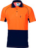 Hi Vis Cotton Backed Cool-Breeze Contrast Polo - Short Sleeve