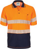 Hi Vis Segment Taped Cotton Backed Polo - Short Sleeve