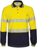 Hi Vis Segment Tape Cotton Jersey Polo - Long Sleeve