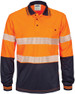 Hi Vis Segment Taped Mircomesh Polo - Long Sleeve