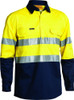 Taped Hi Vis Closed Front Cool Lightweight Shirt