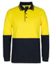 Hi Vis L/S Cotton Polo