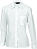 Ladies Polyester Cotton Poplin Shirt - Long Sleeve