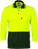 Hi Vis Two Tone Cool Breathe Polo Shirt - 3/4 Sleeve