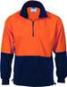 Hi Vis Two Tone 1/2 Zip Polar Fleece