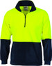 Hi Vis Two Tone 1/2 Zip Polar Fleece