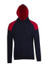 Men's Shoulder Contrast Panel Hoodie