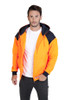 Men's Shoulder Contrast Zipper Hoodies - WORKWEAR
