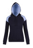 Ladies/Juniors Shoulder Contrast Panel Hoodie