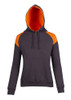 Ladies/Juniors Shoulder Contrast Panel Hoodie