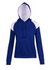 Ladies/Juniors Shoulder Contrast Panel Hoodie