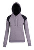 Ladies/Juniors Shoulder Contrast Panel Hoodie